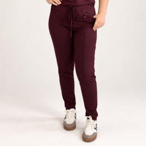 Calça viscolycra reta - Marrom